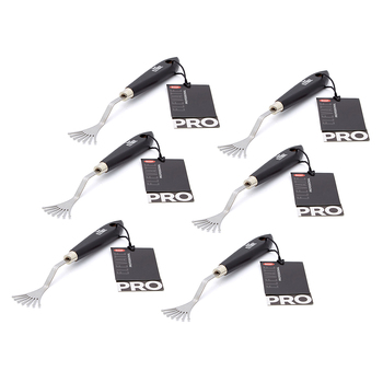 6PK Jasart Elevate Effects Metal Palette Knife Fan Large - Black