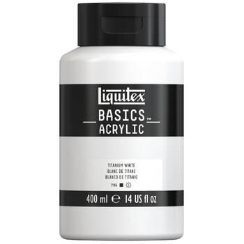 Liquitex Basics Acrylic 400ml Titan Wht Home Arts And Crafts Painting