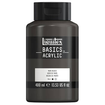 Liquitex Basics Acrylic 400ml Mars Black Home Arts And Crafts Painting