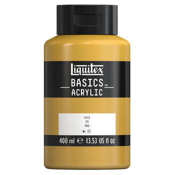 Liquitex Basics Acrylic 400ml Gold Home Arts And Crafts Painting