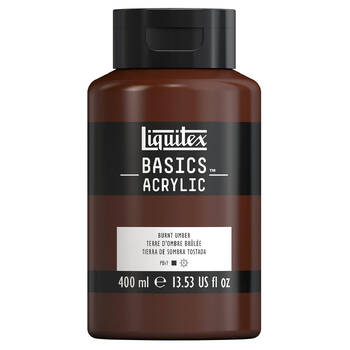 Liquitex Basics Acrylic 400ml Burnt Umber Home Arts And Crafts Painting