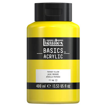 Liquitex Basics Acrylic 400ml Primary Yellow Home Arts And Crafts Painting