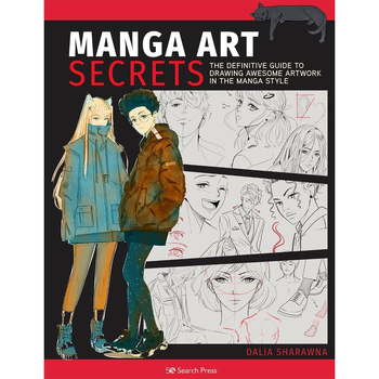 Search Press Manga Art Secrets Paperback Book 128-pages