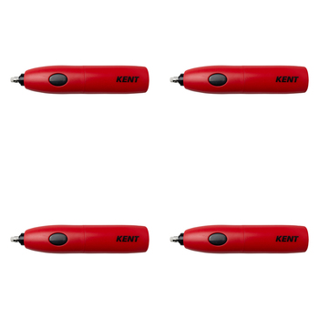 4PK Kent Precision Battery Eraser Red Home/School Drawing/Design