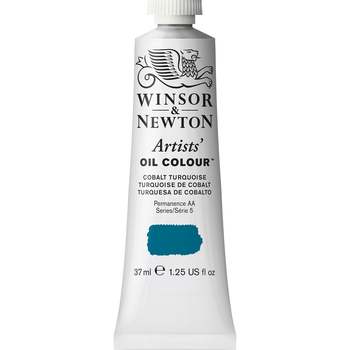 Winsor & Newton Artists Oil Colour 37ml Paint Tube Cobalt Turquoise S5