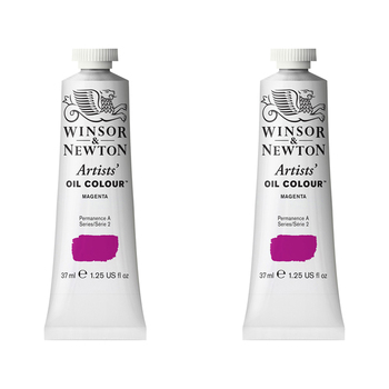2PK Winsor & Newton Artists Oil Colour 37ml Paint Tube Magenta Series 2