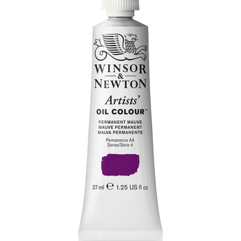 Winsor & Newton Artists Oil Colour 37ml Paint Tube Permanent Mauve Series 4