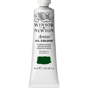 Winsor & Newton Artists Oil Colour 37ml Paint Tube Prussian Green Series 2