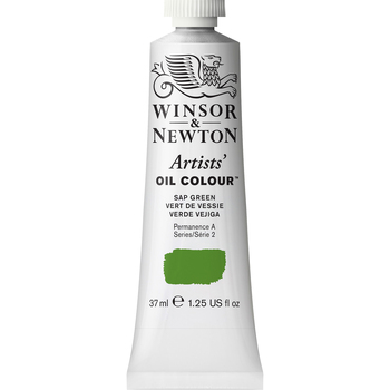 Winsor & Newton Artists Oil Colour 37ml Paint Tube Sap Green Series 2