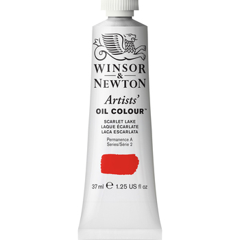 Winsor & Newton Artists Oil Colour 37ml Paint Tube Scarlet Lake Series 2