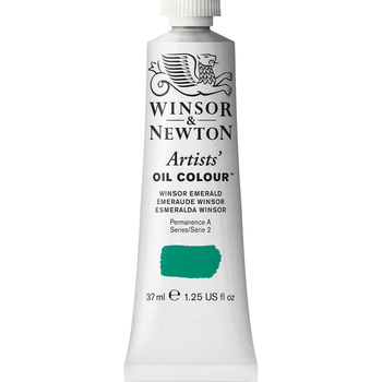 Winsor & Newton Artists Oil Colour 37ml Paint Tube Winsor Emerald Series 2