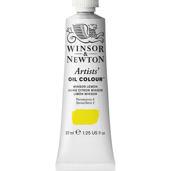 Winsor & Newton Artists Oil Colour 37ml Paint Tube Winsor Lemon Series 2