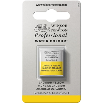 Winsor & Newton Professional Watercolour Half Pan Cadmium Yellow S4