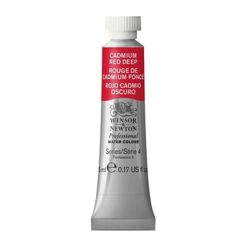 Winsor & Newton 5ml Professional Watercolour Tube Cadmium Red Deep S4