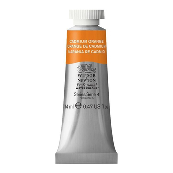 Winsor & Newton 14ml Professional Watercolour Tube Cadmium Orange S4