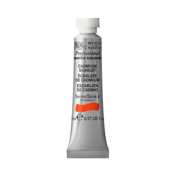Winsor & Newton 14ml Professional Watercolour Tube Cadmium Scarlet S4