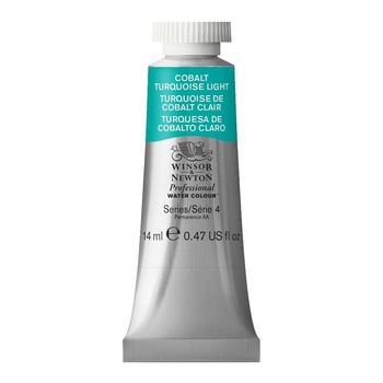 Winsor & Newton 14ml Pro Watercolour Tube Cobalt Turquoise Light S4