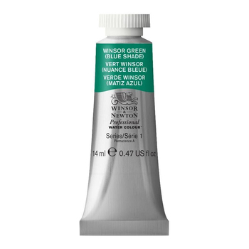 Winsor & Newton 14ml Pro Watercolour Tube Winsor Green Blue Shade S1