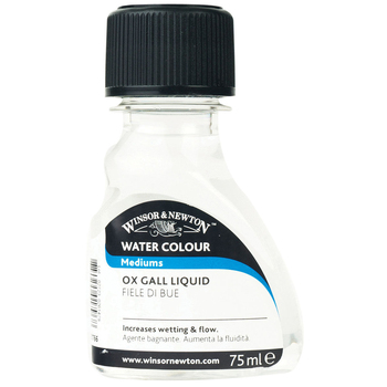 Winsor & Newton 75ml Ox Gall Liquid Paint Surface Tension Reducer