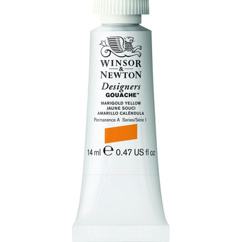 Winsor & Newton 14ml Designers' Gouache Cadmium Yellow Deep S4