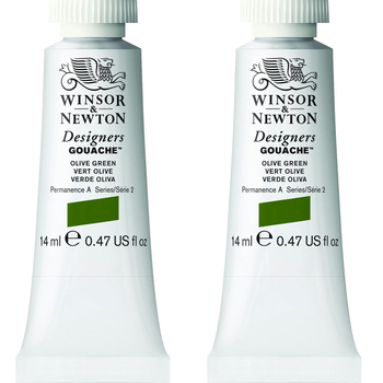 2PK Winsor & Newton 14ml Designers' Gouache Cobalt Blue S4