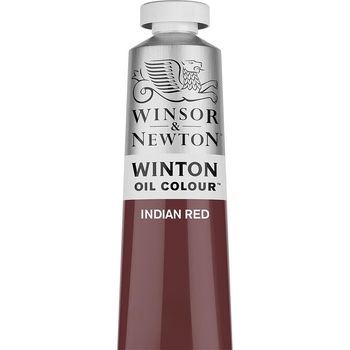 Winsor & Newton 200ml Winton Oil Colour Paint Tube Indian Red