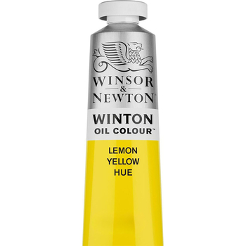 Winsor & Newton 200ml Winton Oil Colour Paint Tube Lemon Yellow Hue