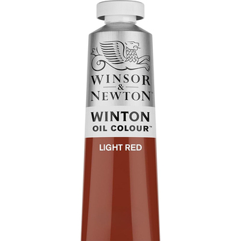 Winsor & Newton 200ml Winton Oil Colour Paint Tube Light Red