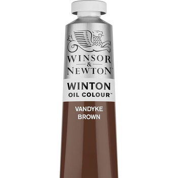 Winsor & Newton 200ml Winton Oil Colour Paint Tube Vandyke Brown