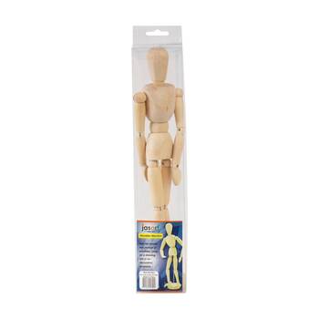 Jasart Wooden Manikin Drawing Aid 12in Female - Natural