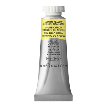 Winsor & Newton 14ml Pro Watercolour Tube Lemon Yellow Nickel Titanate S4