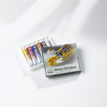 6pc Winsor & Newton 21ml Winton Oil Colour Paint Tube Introductory Set