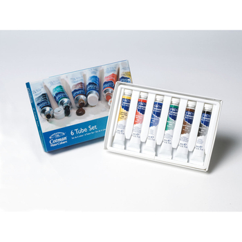 6pc Winsor & Newton Cotman 8ml Watercolour Tube Set