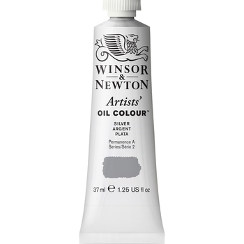 Winsor & Newton Artists Oil Colour 37ml Paint Tube Silver Series 2