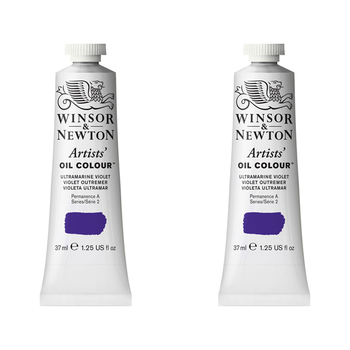 2PK Winsor & Newton Artists Oil Colour 37ml Paint Tube Ultramarine Violet S2
