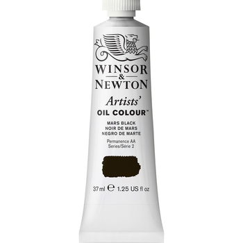 Winsor & Newton Artists Oil Colour 37ml Paint Tube Mars Black Series 2