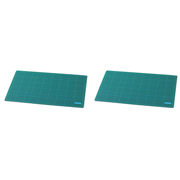 2PK Jasart Self-Healing A4 Cutting Mat Board Art/Craft 22x30cm - Green