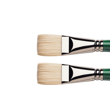 2PK Winsor & Newton WOC Winton Hog Short Flat/Bright Paint Brush - Size 10