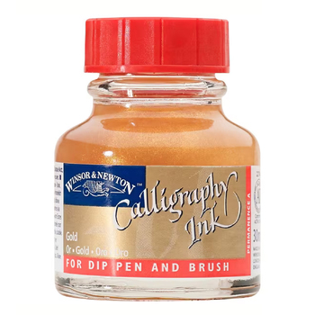 Winsor & Newton 30ml Calligraphy Ink Bottle - Metallic Gold