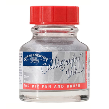 Winsor & Newton 30ml Calligraphy Ink Bottle - Metallic Silver