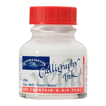 Winsor & Newton 30ml Calligraphy Ink Bottle - Matt White