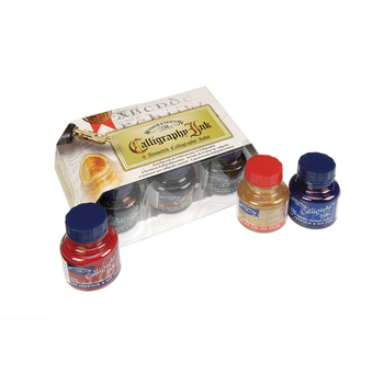 6pc Winsor & Newton 30ml Calligraphy Ink Art Colouring Set