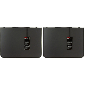2PK Jasart  A3 College Portfolio 3-Rings Binder - Black