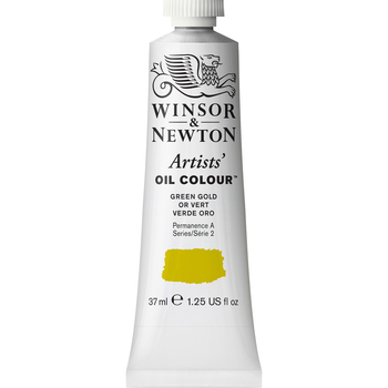Winsor & Newton Artists Oil Colour 37ml Paint Tube Green Gold Series 2