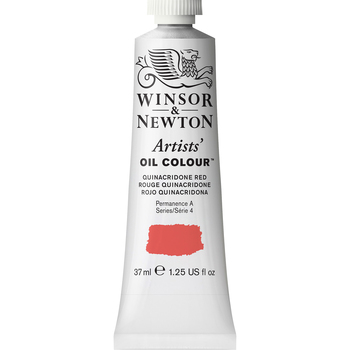 Winsor & Newton Artists Oil Colour 37ml Paint Tube Quinacridone Red S4