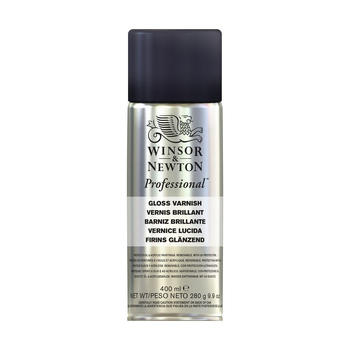 Winsor & Newton 400ml Professional Aerosol Varnish - Gloss