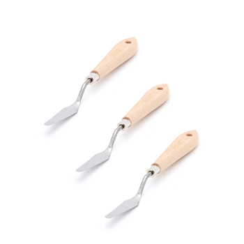3PK Jasart No.2 Painting/Palette Art Knife 26cm w/ S/S Blade/Wooden Handle