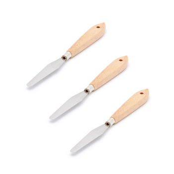 3PK Jasart No.12 Painting/Palette Art Knife 28cm w/ S/S Blade/Wooden Handle