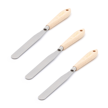3PK Jasart No.14 Painting/Palette Art Knife 28cm w/ S/S Blade/Wooden Handle