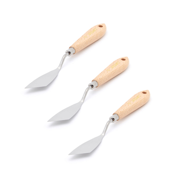 3PK Jasart No.16 Painting/Palette Art Knife 28cm w/ S/S Blade/Wooden Handle